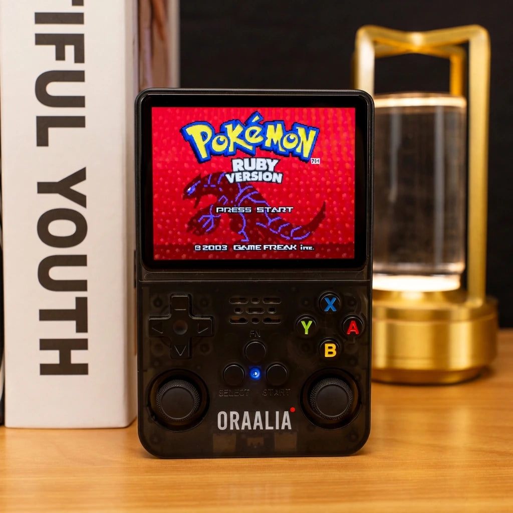 Console de jeux rétro ORAALIA RETRO noire translucide