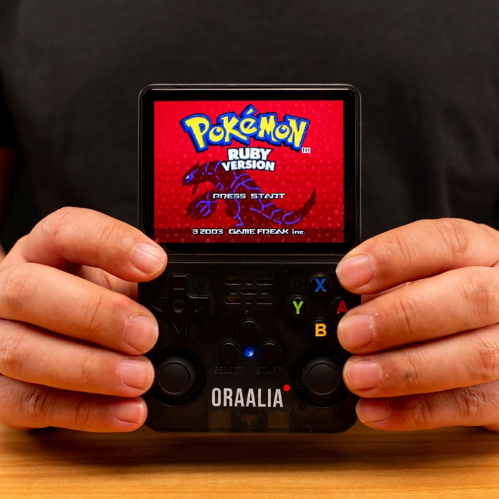 Console ORAALIA RETRO noire tenue à deux mains
