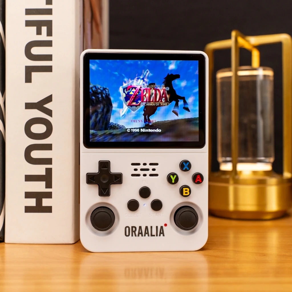 Console de jeux rétro ORAALIA RETRO blanche