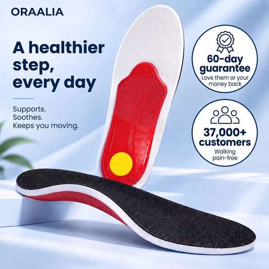 A healthier step, every day — Oraalia orthotic insoles