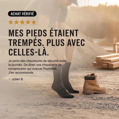 Avis client vérifié — des pieds secs en fin de journée